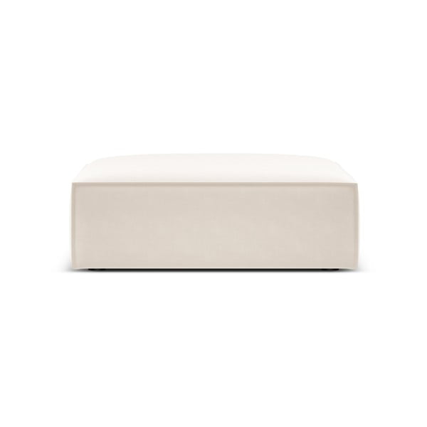 Smėlio spalvos iš velveto taburetė Vanda – Mazzini Sofas
