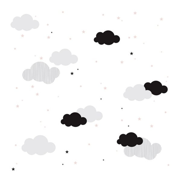 Vaikiški tapetai 50x280 cm Clouds – Dekornik