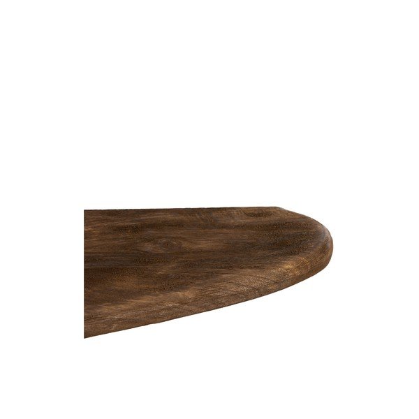 Tamsios natūralios spalvos iš mango masyvo sieninė lentyna 49 cm Ginosu – Light & Living-image-2