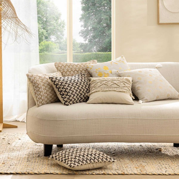 Iš medvilnės dekoratyvinė pagalvėlė 45x45 cm Samaya – douceur d'intérieur-image-1