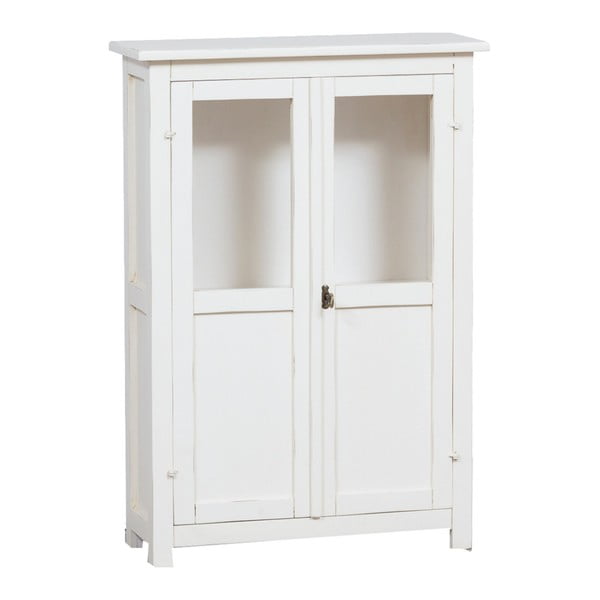 Balta dviejų durų medinė spinta "Biscottini Display