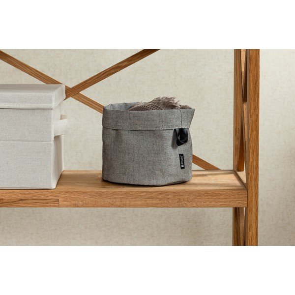 Iš tekstilės krepšys ø 20x20 cm Soft Storage Round – Bigso-image-2