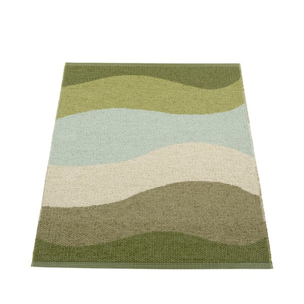 Žalios spalvos lauko ir vidaus kilimas 70x100 cm Urvi Woods – Pappelina