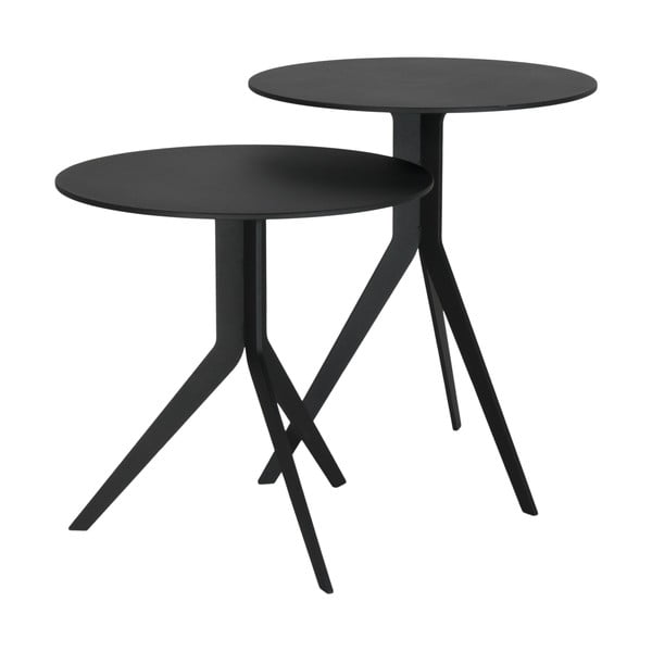 Iš metalo apvalios formos šoninis stalas ø 38 cm Daley – Spinder Design-image-2