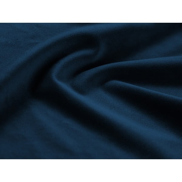 Mėlynos spalvos iš velveto sulankstoma/su sandėliavimo vieta sofa 235 cm Kyoto – Cosmopolitan Design-image-4