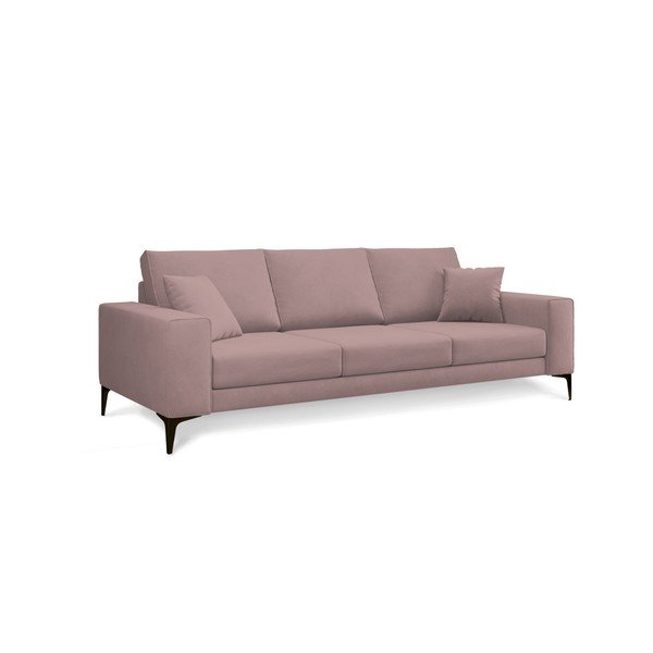 "Cosmopolitan Design Lugano" pudros rožinės spalvos sofa, 239 cm-image-1
