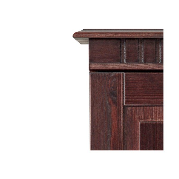 Iš pušies masyvo spintelė rudos spalvos 100x35 cm Cubrix – Støraa-image-3
