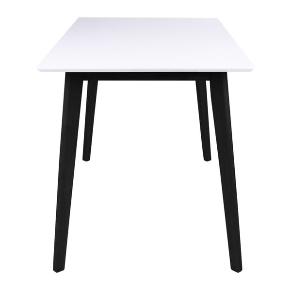 Baltas valgomojo stalas su juoda konstrukcija Bonami Essentials Vojens, 120 x 70 cm-image-2