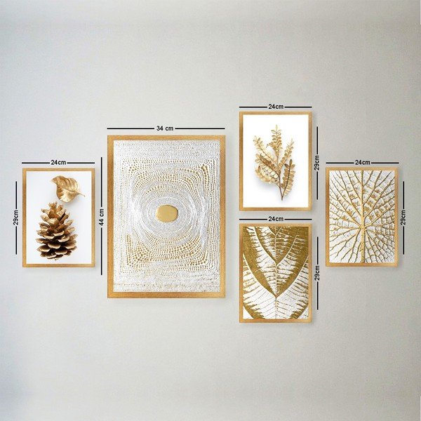 Paveikslai 5 vnt. 34x44 cm – Wallity-image-3