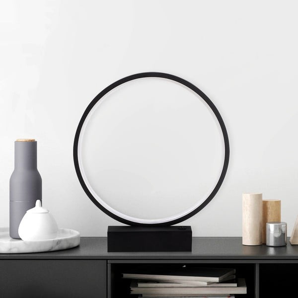 Stalinis šviestuvas juodos spalvos LED (aukštis 35 cm) Halka – Opviq lights-image-4
