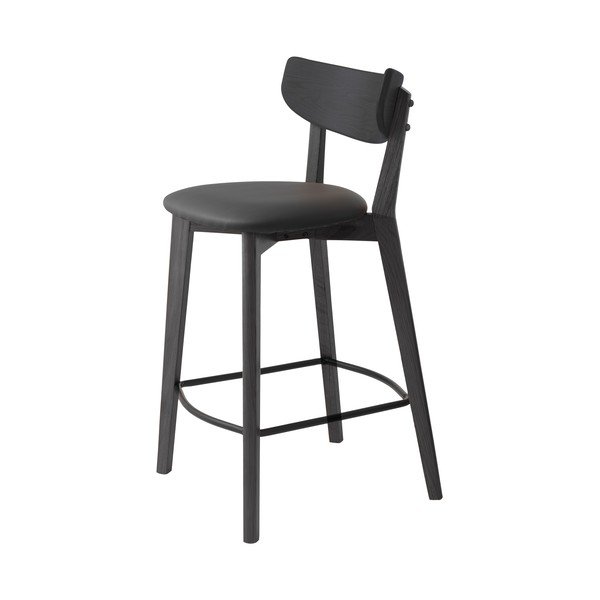 Baro taburetė juodos spalvos (sėdynės aukštis 67 cm) Pero – Unique Furniture-image-2