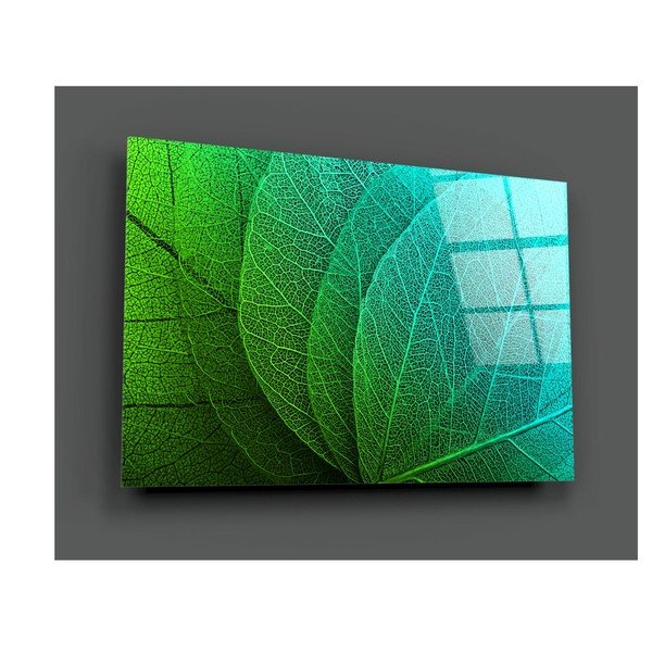 Paveikslas ant stiklo Insigne Green Leaf-image-3