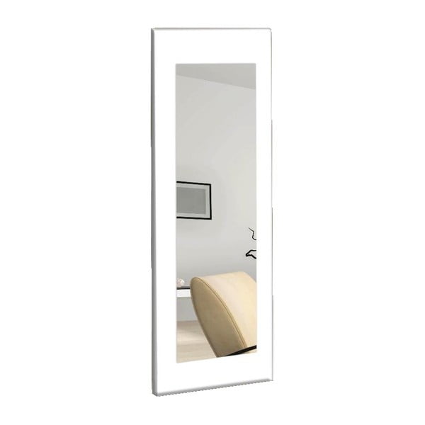 Sieninis veidrodis su baltu rėmu Oyo Concept Chiva, 40 x 120 cm