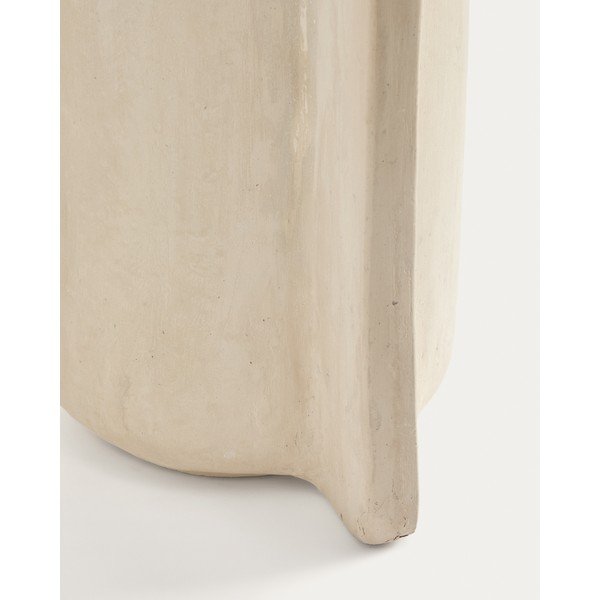 Kreminės spalvos iš papjė mašė aukšta vaza (aukštis 67 cm) Mireni – Kave Home-image-3