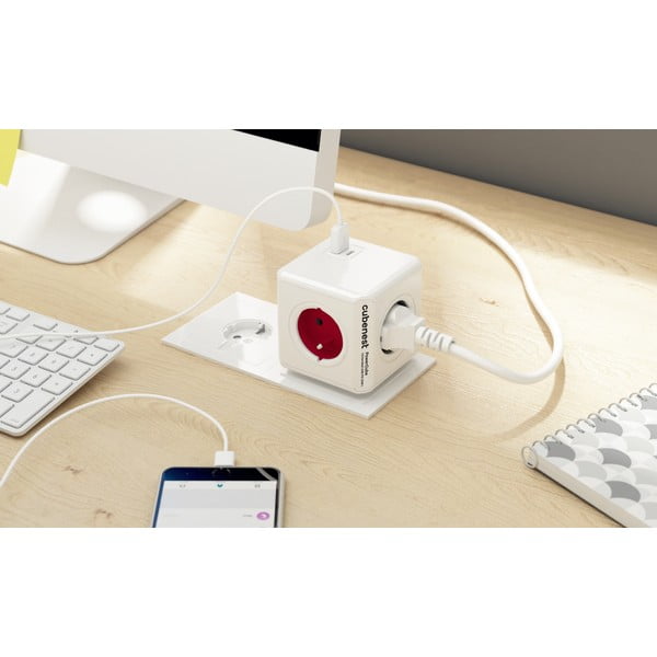 Kištukinis lizdas 12 cm PowerCube Original USB – Cubenest-image-1