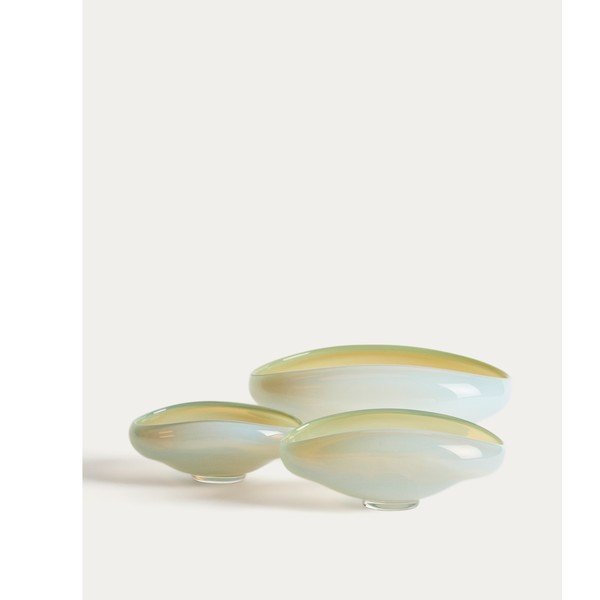 Iš stiklo dekoratyvinis dubuo 14x19 cm Nodila – Kave Home-image-3