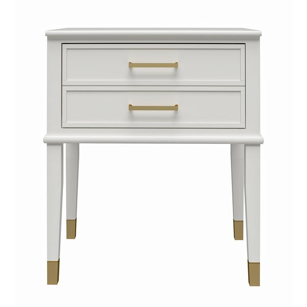 Baltos spalvos naktinis staliukas Westerleigh – CosmoLiving by Cosmopolitan-image-2
