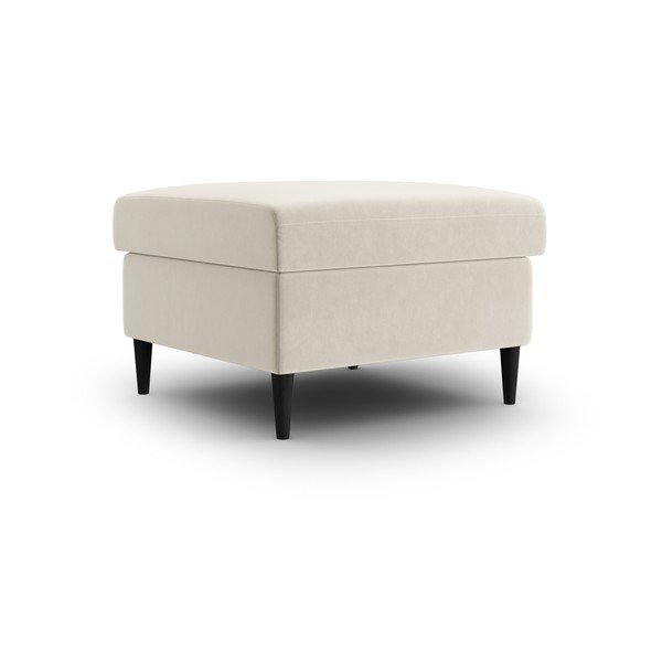 Smėlio spalvos iš velveto taburetė Kyoto – Cosmopolitan Design-image-1