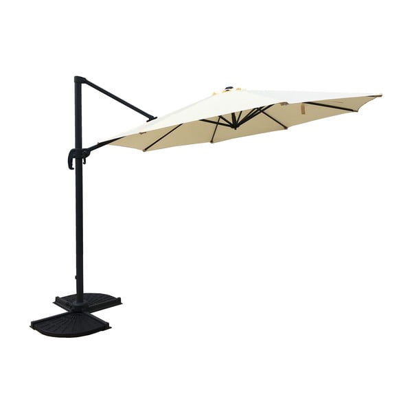 Skėtis nuo saulės kreminės spalvos 300x300 cm Deluxe – Garden Pleasure