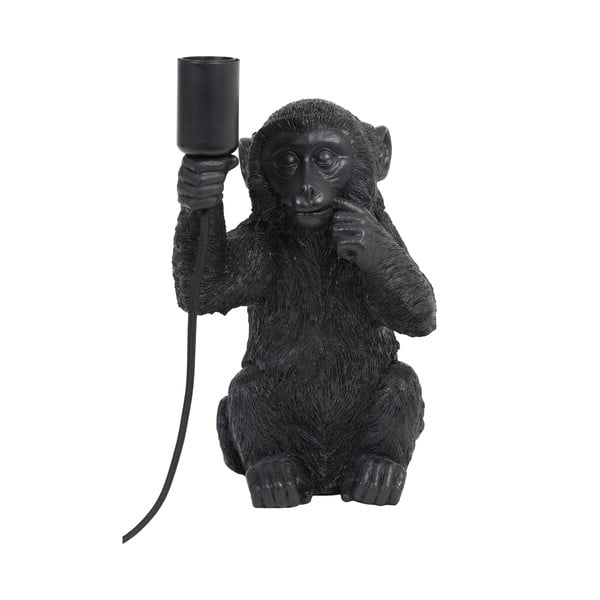 Juoda stalinė lempa (aukštis 34 cm) Monkey - Light & Living