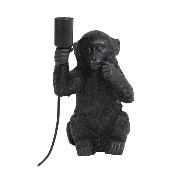 Juoda stalinė lempa (aukštis 34 cm) Monkey - Light & Living