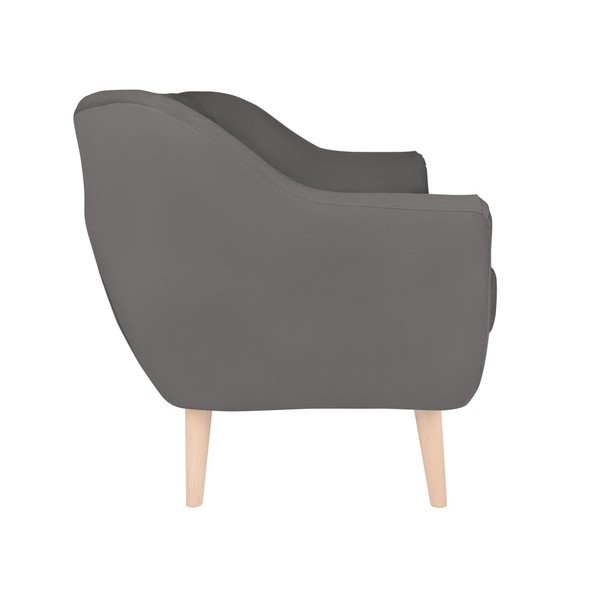 "Micadoni Home" Vincente pilka dvivietė sofa-image-1