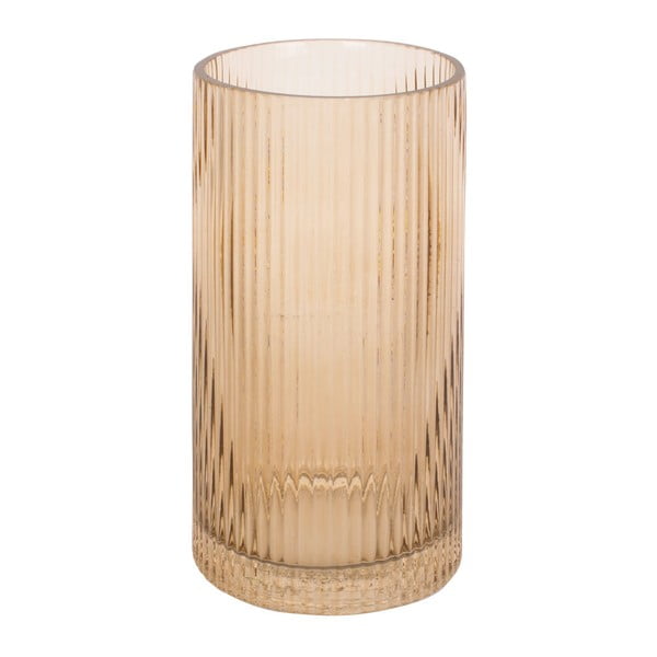 Šviesiai ruda stiklo vaza PT LIVING Allure, aukštis 20 cm-image-3