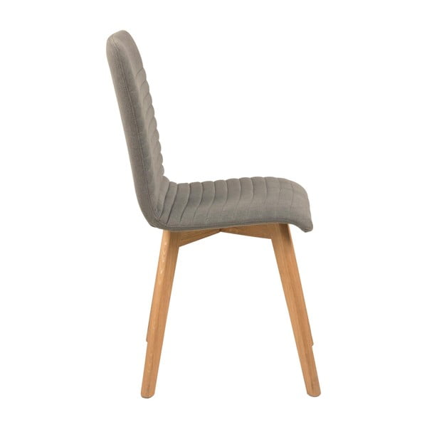 2 šviesiai pilkų valgomojo kėdžių rinkinys Actona Arosa -image-1