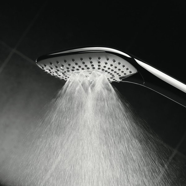 Iš plastiko dušo galvutė blizgios sidabrinės spalvos IdealRain Evo Jet – Ideal Standard-image-2