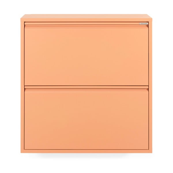 Rausvos spalvos iš metalo atlenkiama spintelė batams 75x77,5x22,5 cm Billy – Spinder Design-image-3