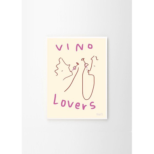 Plakatas 50x70 cm Vino Lovers – Ruby Hughes – The Poster Club-image-3