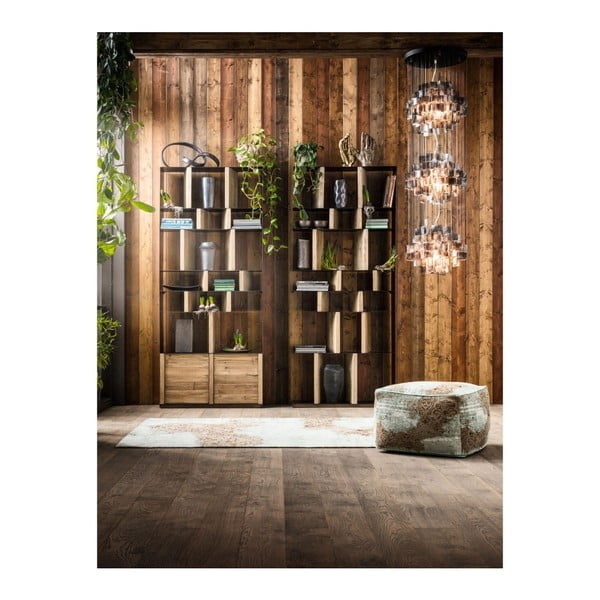 "Kare Design Storm" perdirbtos pušies medienos knygų spinta-image-4