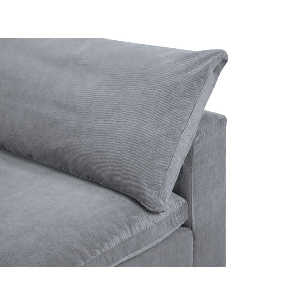 Pilkas modulinės sofos kampas Windsor & Co Sofas Galaxy, kairysis kampas-image-1