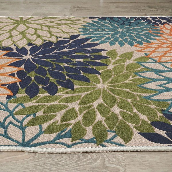 Skalbiamas iš medvilnės mišinio kilimas 100x150 cm Geo Flowers – Conceptum Hypnose-image-4