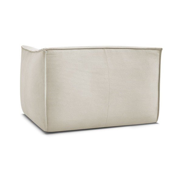 Smėlio spalvos krėslas iš kordinio velveto Giorgia – Bobochic Paris-image-3