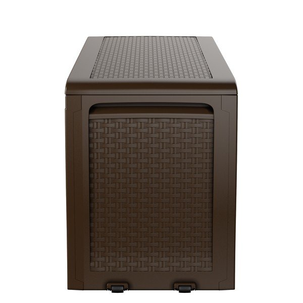 Tamsiai rudos spalvos iš plastiko sodo daiktadėžė Samoa – Keter-image-3