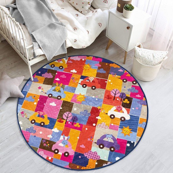 Vaikiškas kilimas ø 120 cm Comfort – Mila Home-image-4