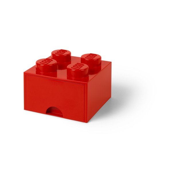 Raudona daiktadėžė su stalčiumi LEGO®-image-1
