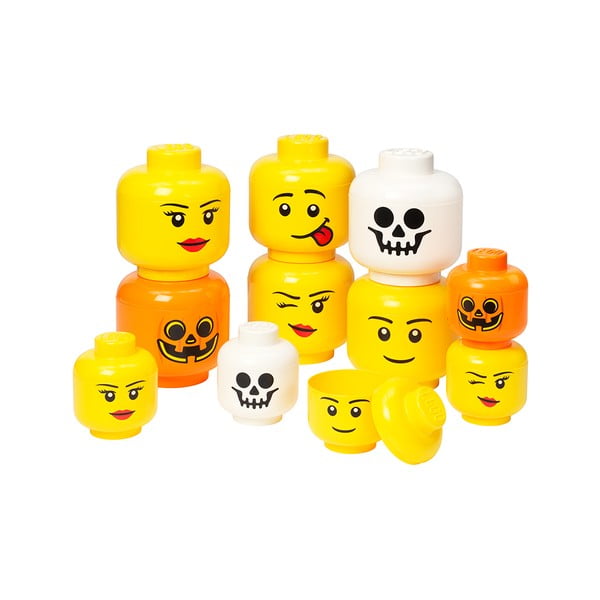 Geltonos spalvos daiktadėžė LEGO® Silly, ⌀ 16,3 cm-image-2