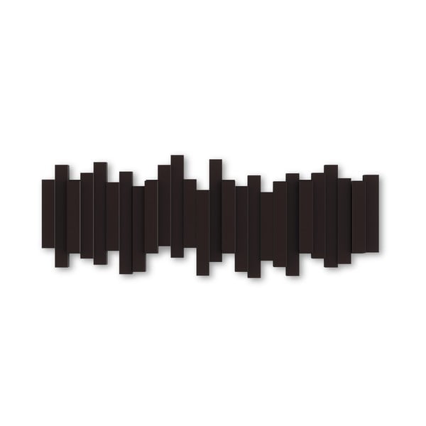 Tamsiai rudos spalvos plastikinė sieninė pakaba Sticks - Umbra-image-4