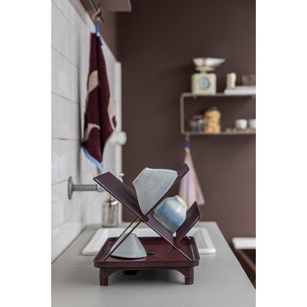 Bordo spalvos dviejų aukštų kiaurasamtis 42x29 cm Dry-It – Mette Ditmer Denmark-image-1
