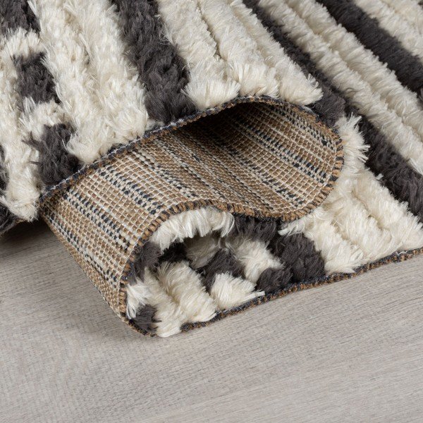 Kilimas juodos ir baltos spalvos 160x230 cm Sabri – Flair Rugs-image-2