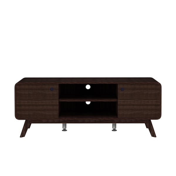 TV spintelė rudos spalvos iš riešutmedžio 140x53 cm Caitlin – Støraa