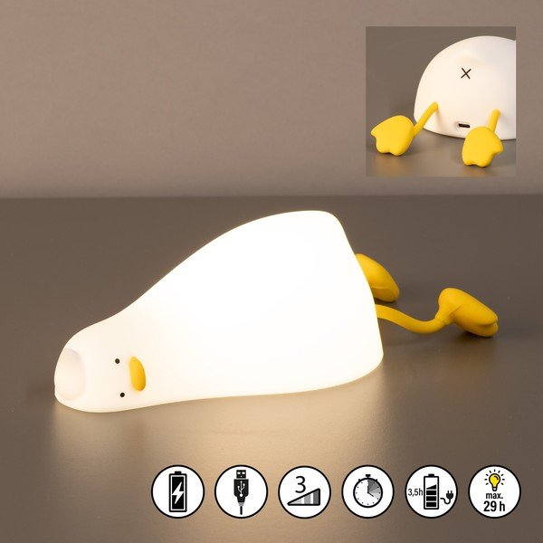 Baltos spalvos vaikiška naktinė lemputė Lesley – Fischer & Honsel-image-4