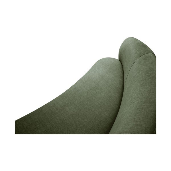 Žalia sofa su dešiniuoju kampu Mazzini Sofas Debbie, 210 x 79 cm-image-4