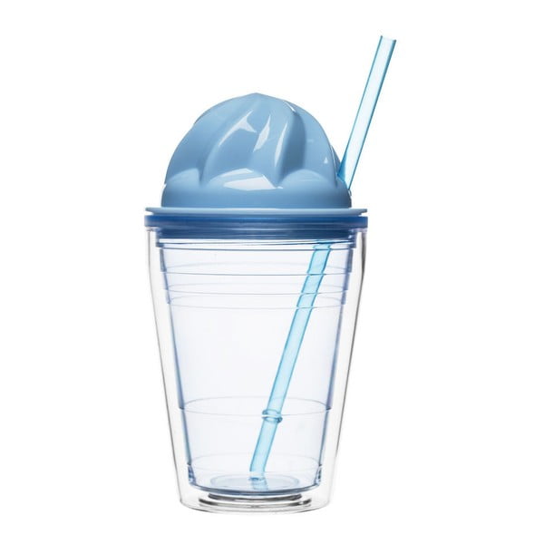 Mėlynas "Sagaform" pieno kokteilių puodelis, 350 ml