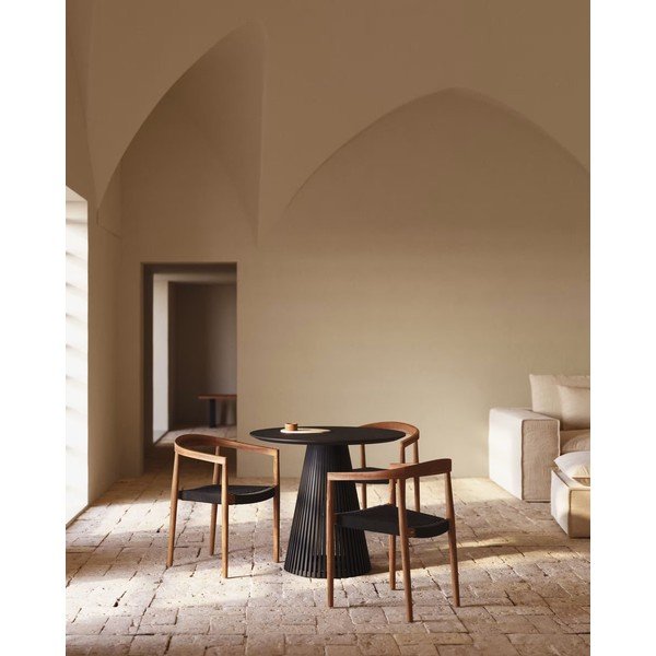 Natūralios spalvos medžio masyvo sodo kėdės 4 vnt. Ydalia – Kave Home-image-4