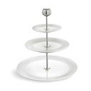 Trijų pakopų balto porceliano stovas Kähler Design Hammershoi Etagere, ⌀ 28 cm