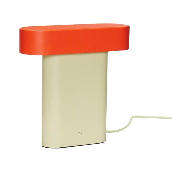 Stalinis šviestuvas oranžinės spalvos/smėlio spalvos (aukštis 25 cm) Sleek – Hübsch