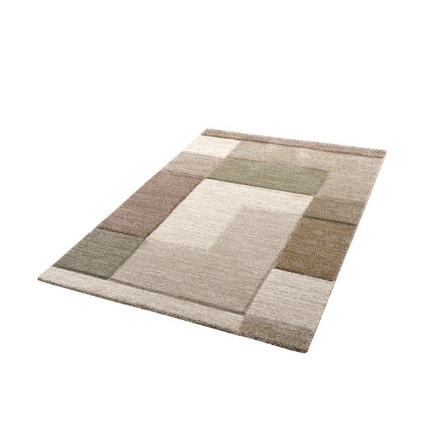 Khaki spalvos/smėlio spalvos kilimas 80x120 cm Teva – Universal-image-2